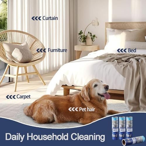 Lint Roller Refills 8", 240 Sheets, - Image 6