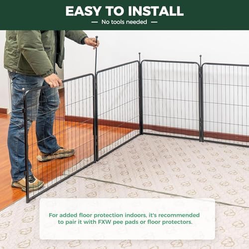 FXW Rollick Dog Playpen with Divider Connectors, 16 Panels - Image 5