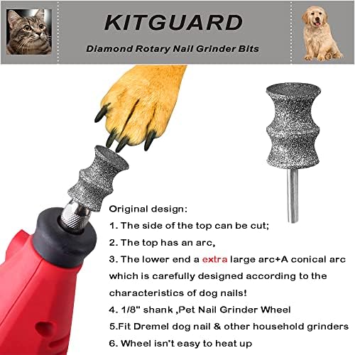 Diamond Dremel Dog Nail Grinder Bits - Image 2