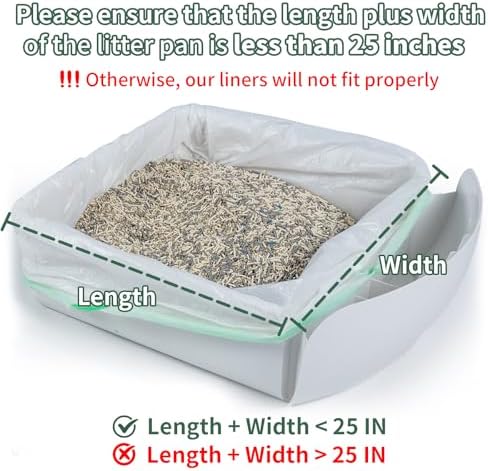 ANWA 120 Count Automatic Litter Box Bags, Litter Box Robot 4/5 Waste Bags - Image 2