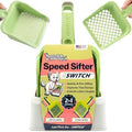 Sprinkle & Sweep Speed Sifter Switch Cat Litter Scooper, 2-in-1 Sifter Tool by SprinkleSweep