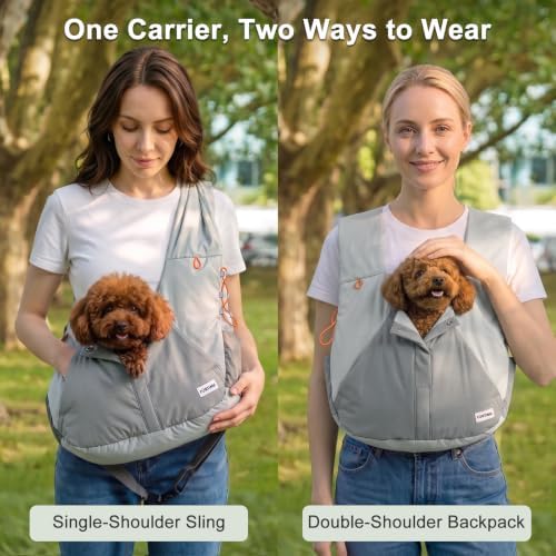FURTIME Dog Sling Carrier, Puppy Sling - Image 2