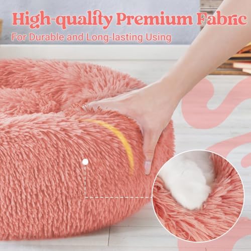rabbitgoo Calming Cat Beds for Indoor Cats, 23 inches - Image 6