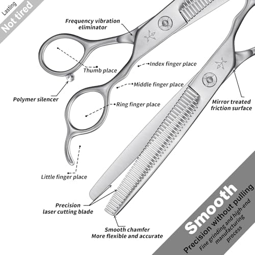 High-end Professional Dog Grooming Thinning Scissors Teeth Cutting Blending - Image 3