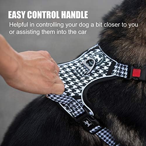 PoyPet Plaid Dog Harness Large, No Pull Vest - Image 5