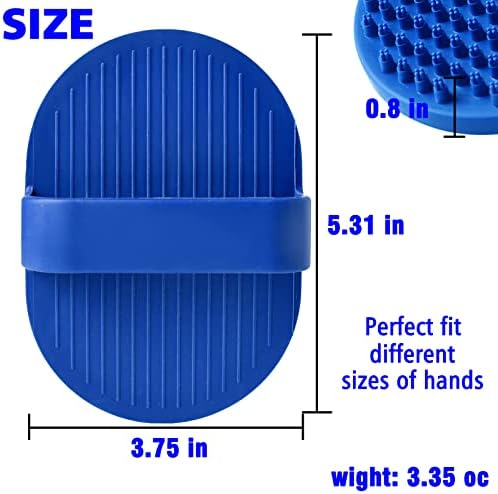 Dog Grooming Brush, Dog Shampoo Bath Brush Shedding Soothing Massage Rubber Comb - Image 6