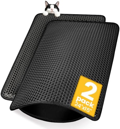 Cat Litter Mat Compact Size 23.6"x14.6" by Conlun