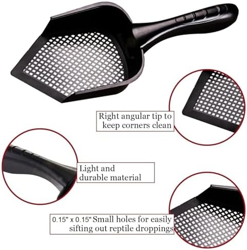 SunGrow Reptile Litter Scoop, Pointed Edge - Image 3