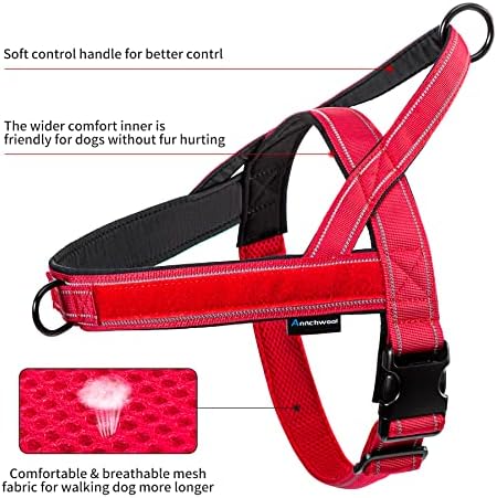 Annchwool No Pull Dog Harness+5 Ft Leash - Image 4