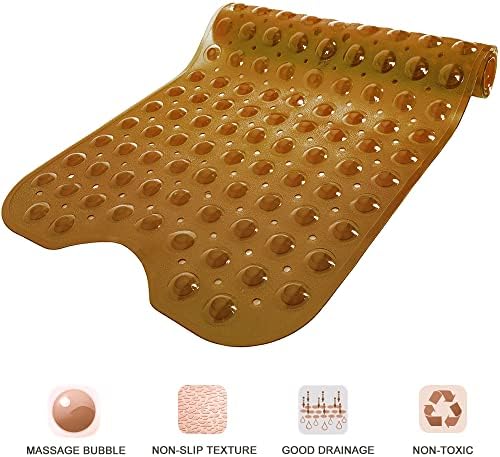 Bathtub and Shower Mats, Extra Long Non-Slip Bath Tub Mat 39 x 16 Inch - Image 5