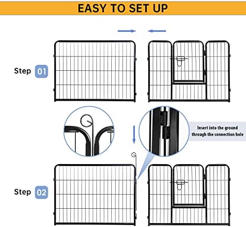 BestPet | Dog Playpen | 24", 32 Panels | Heavy Duty Metal Pet Exercise Pen - Image 6