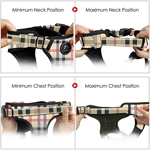 NESTROAD Dog Harness for Medium Sized Dog, No Pull Dog Vest Harness Set - Image 5