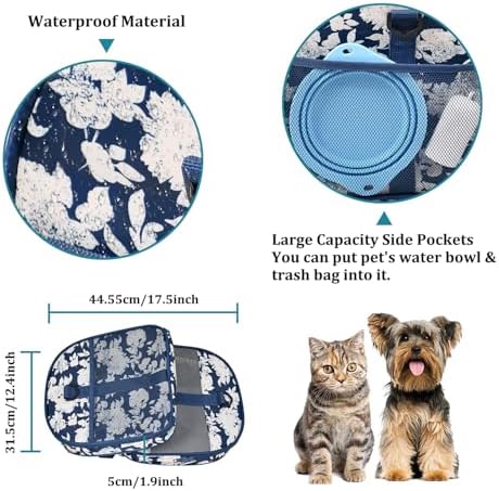 Soft-Sided Kennel Pet Carrier, Airline Approved Travel Handbag - Image 5