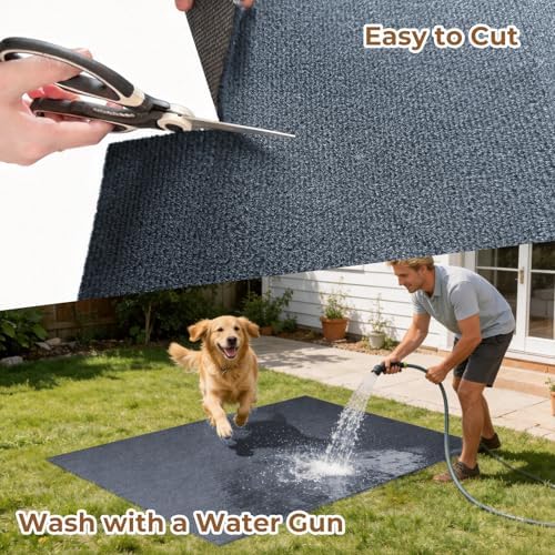 Dog Crate Mat, 46 in X 60 in Dog Playpen Mat Kennel Mat - Image 6