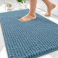 OLANLY Thick Chenille Absorbent Bathroom Rugs Mat 34x21, Airy Blue by OLANLY