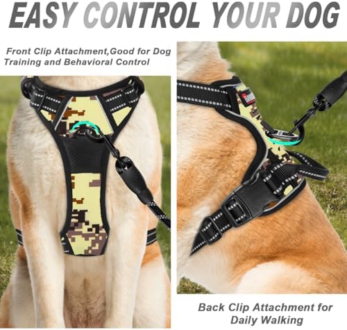 BARKBAY Dog Harness No Pull for Medium Sized Dog Front Back Clips, Dog Vest - Image 2