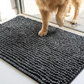 Muddy Mat® T.Max Dual Tone Indoor Dog Door Mat Slip Resistant Chenille Entryway by MuddyMat%C2%AE