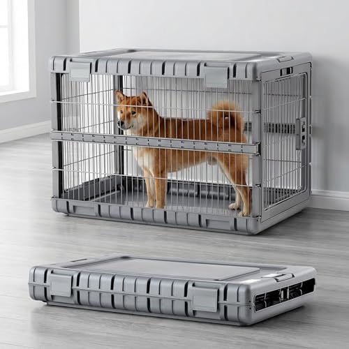 ZOMISIA 36" L Collapsible Dog Crate by Zomisia