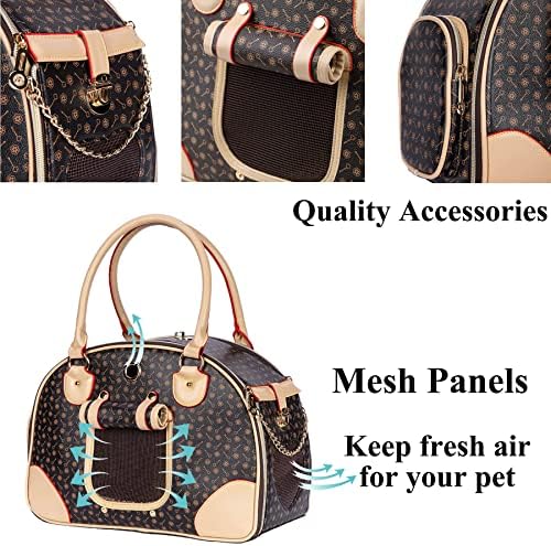 Adriene's Choice Luxury Pet Carrier, Puppy Small Dog Carrier, Cat Carrier Bag - Image 7