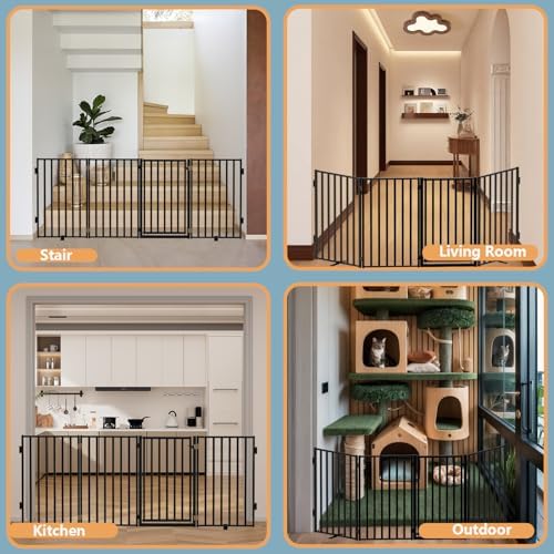 Full Metal Freestanding Dog Gates - Image 7