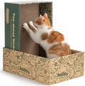 6 Pack Cat Scratch Pad with Nested Boxes, Space-Saving Cat Scratcher Set by ARGOPET