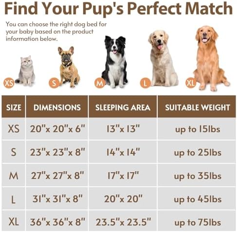JOLLYVOGUE Calming Dog Bed Medium Size Dog, Anti-Anxiety Donut Medium Pet Bed - Image 6