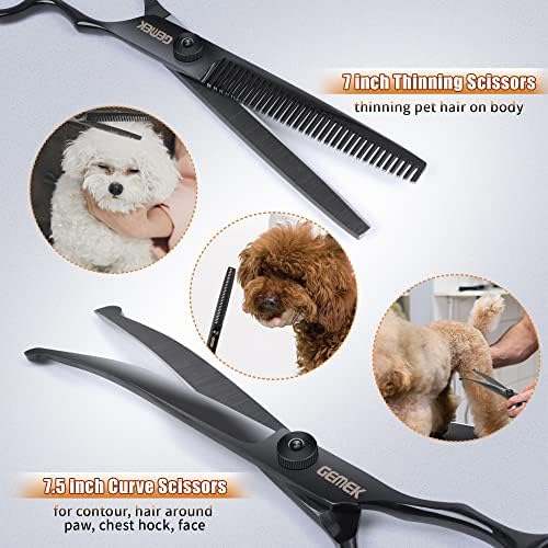 Dog Grooming Scissors Kit with Safety Round Tips - Image 5