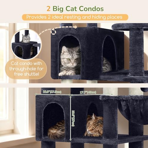 Globlazer 82in Extra Large Cat Tree Tower - Image 3
