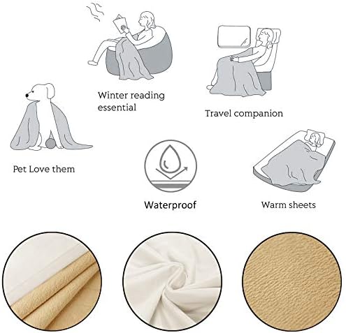 Ameritex Pet Bed Blanket Reversible 100% Waterproof Velvet Super Soft - Image 6