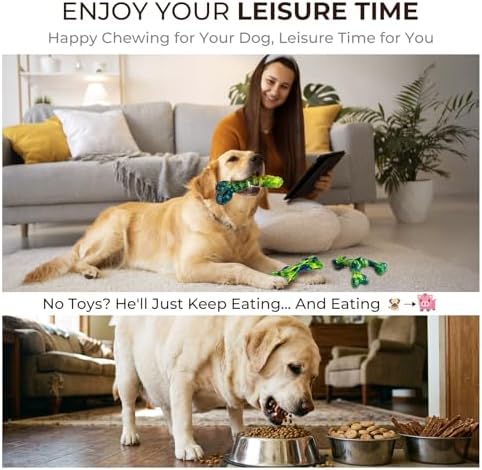 Kseroo Dog Chew Toys, Peanut Butter, Medium & Large Dogs - Image 6