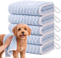 Dog Drying Towel, 5 Pack Microfiber Pet Towels, Quick Dry by TCbelosion