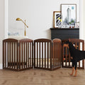 SPIRICH Wooden Freestanding Foldable Dog Gate by SpirichLLC