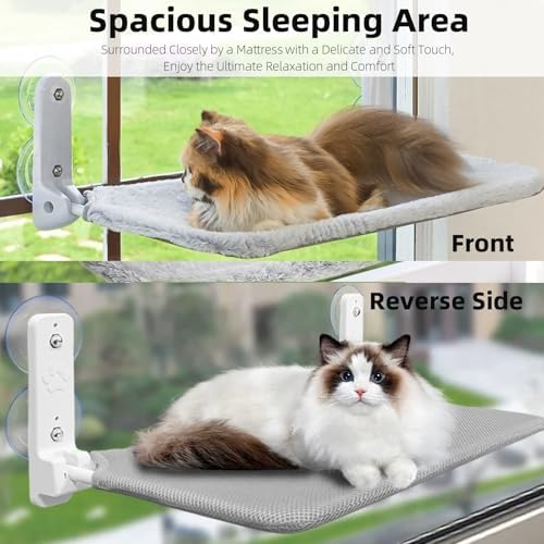 2PCS Replacement Cover for Cat Window Perch, M Size Cordless Cat Window Hammock - Image 7