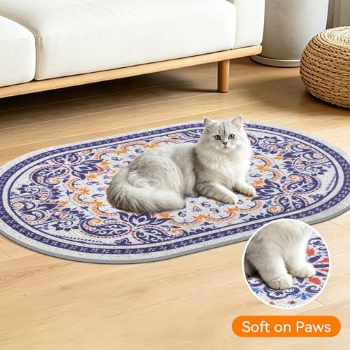 Cat Litter Mat, Waterproof & Urine-Proof Kitty Litter Catcher Mats, Soft on - Image 5