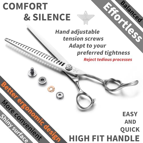 High-end Professional Dog Grooming Thinning Scissors Teeth Cutting Blending - Image 4