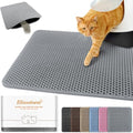 Cat Litter Mat 22"x30", Double Layer EVA litterbox Mat by BLISSSTORM