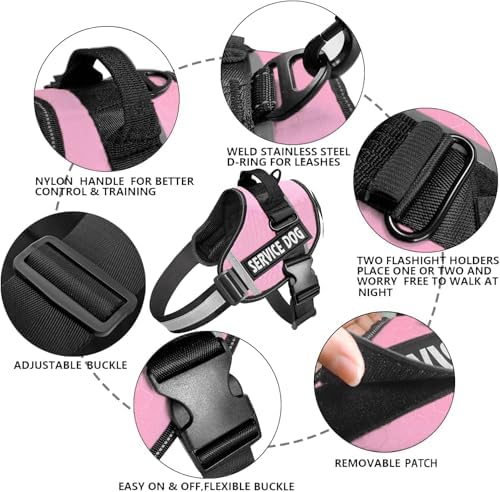 JSXD Dog Harness, No-Pull Service Dog Harness - Image 2