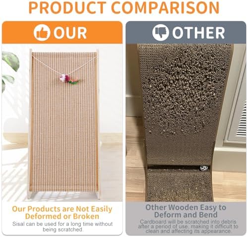 Sisal Cat Scratchers for Indoor Cats, Cat Scratching Board, Cat Scratch Pad - Image 3