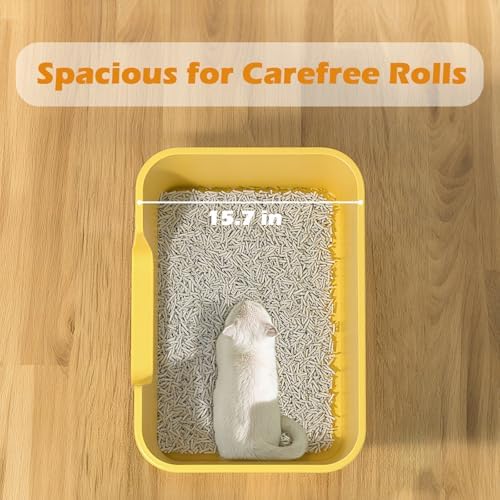 Large Cat Litter Box with High Sides - Image 4