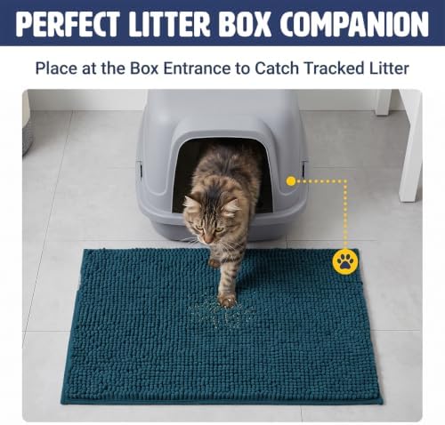 Muddy Mat® | Cat Litter Mat 18"x28", Litter Trapping Mat, Super Absorbent - Image 3