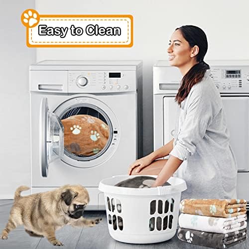 Rezutan Small Dog Blanket, Soft Puppy & Cat Flannel 3 Pack - Image 6
