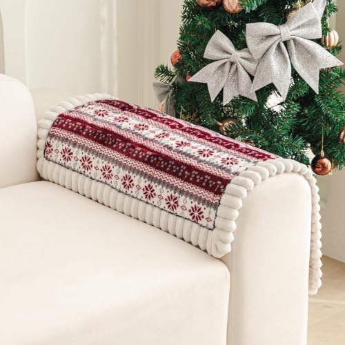 Christmas Couch Cover, Christmas Plush Sofa Cover for Dog Pet 1PC - Image 3