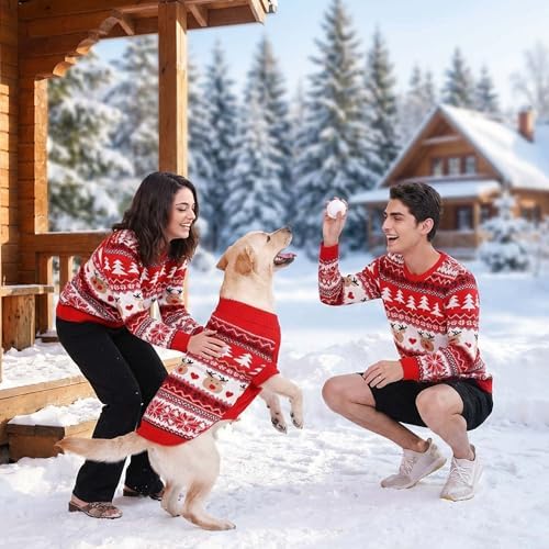 Christmas Matching Dog and Owner Outfits Sweater Clothes,Owner XL - Image 6