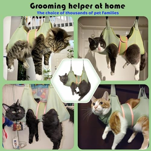 Guzekier Cat Grooming Hammock Harness - Image 6