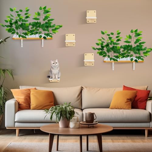 Gemscream 2 Pieces Cat Wall Shelves - Image 6