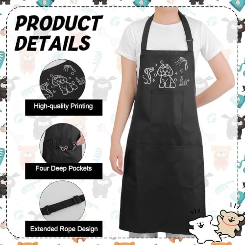 Dog Grooming Apron Waterproof Hair Resistant - Image 3