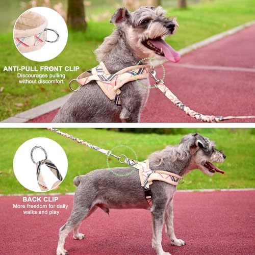 BEAUTYZOO No Pull Medium Dog Harness and Leash Set, Soft Puppy Vest Harness - Image 3