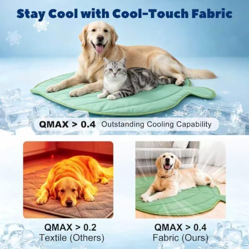 Paw Legend Dog Cooling Mat 35.4" x 43.3", Reversible Pet Cooling Pad Blanket - Image 2