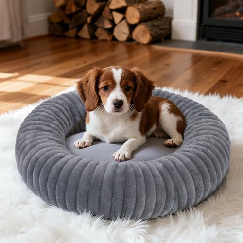 Calming Dog Bed Anti-Anxiety Donut Dog Beds - Image 7