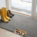 GORILLA GRIP SoakSTOPPER Dog Door Mat, Machine Wash and Dry, 48x30 Gray by GorillaGrip